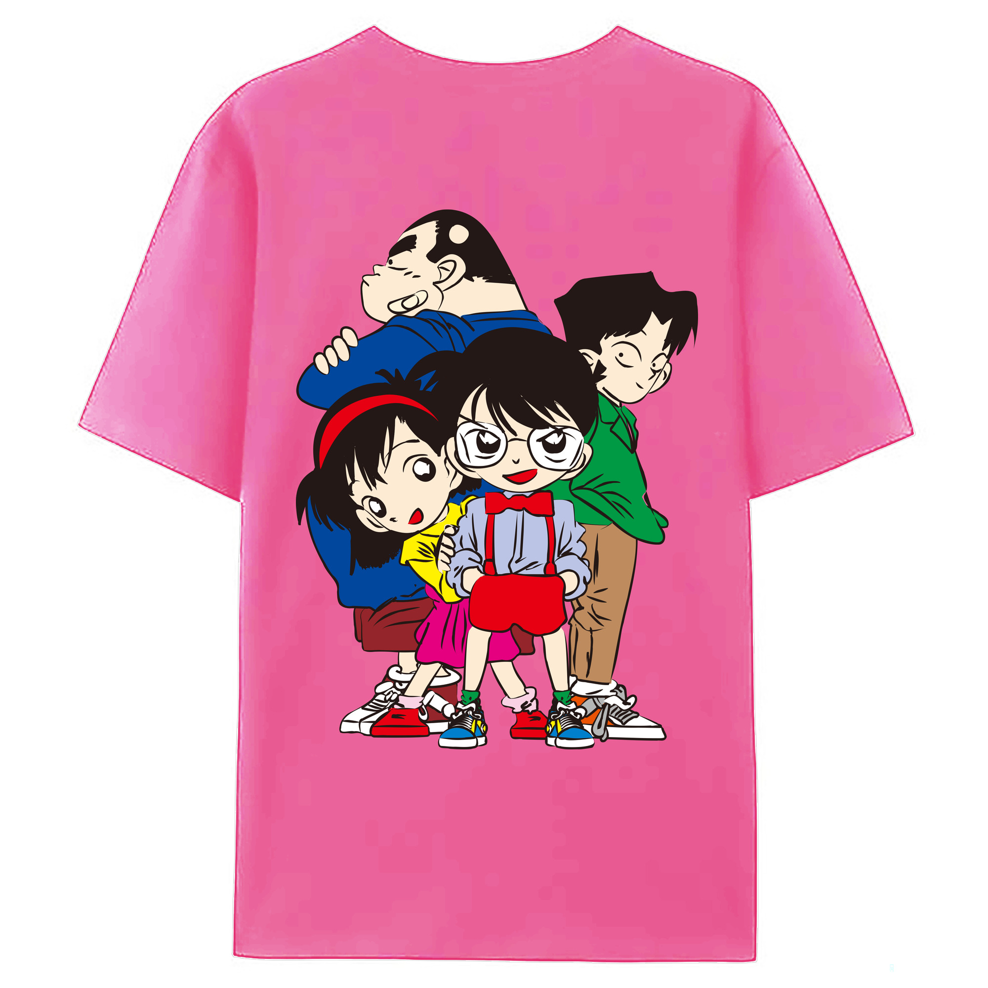 （画像用） 名探偵コナン Detective Conan レディース半袖Tシャツ(バックプリント)